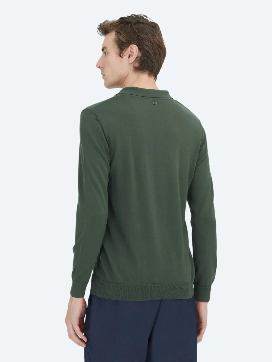 Green Knitwear Sweatshirt - 6