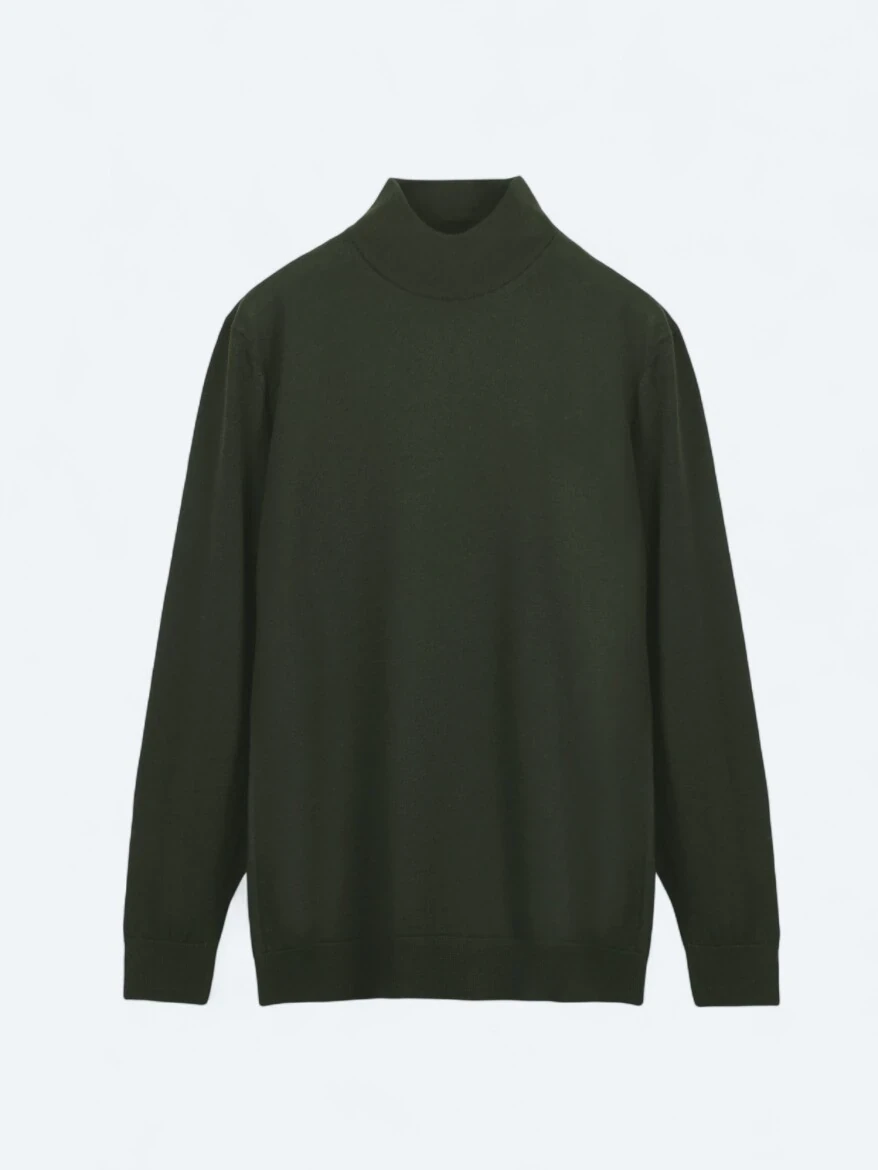 Green Knitwear Sweatshirt 