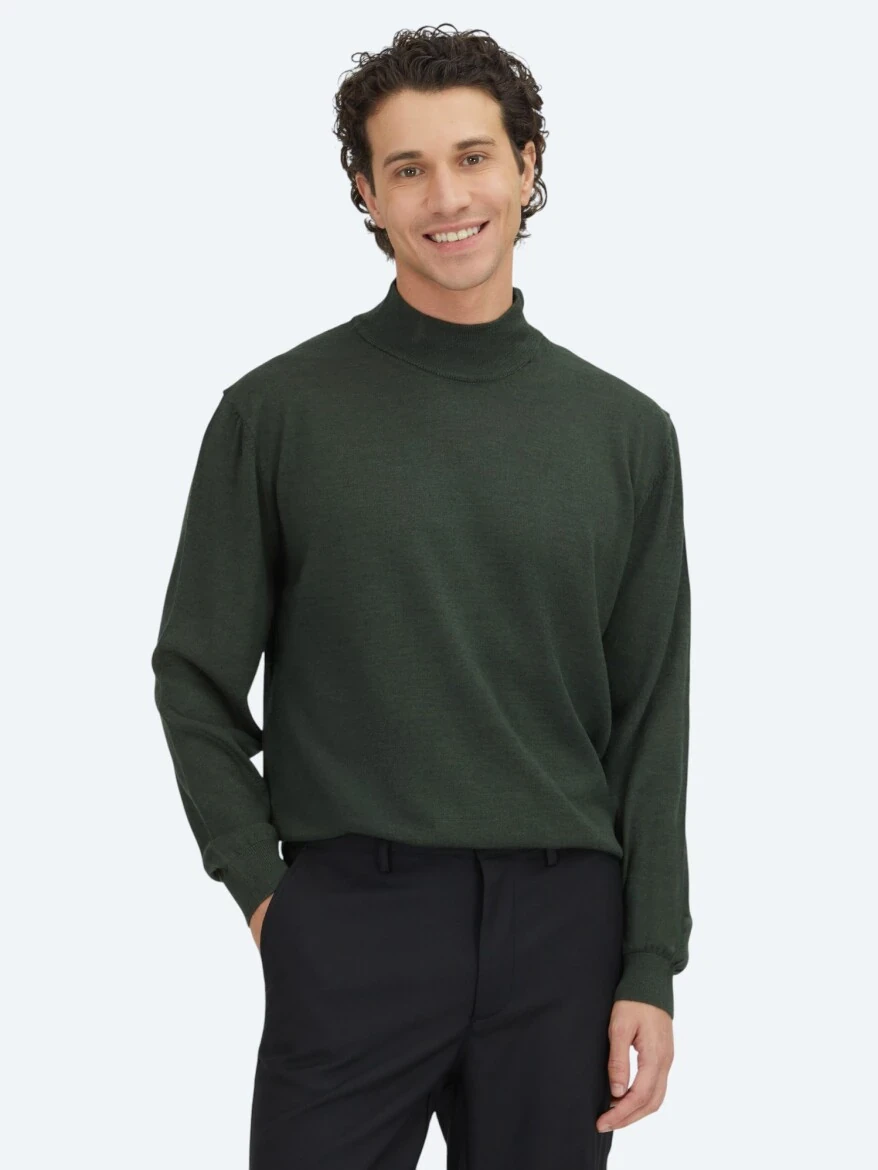 Green Knitwear Sweatshirt - KİP