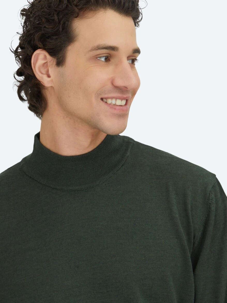 Green Knitwear Sweatshirt - KİP