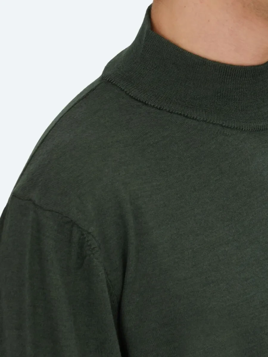Green Knitwear Sweatshirt - 4