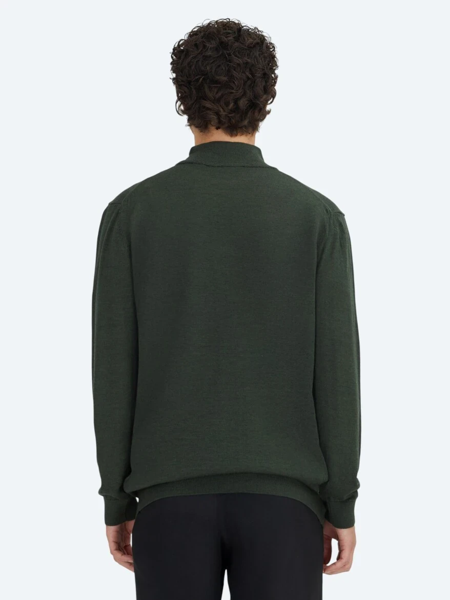 Green Knitwear Sweatshirt - 5