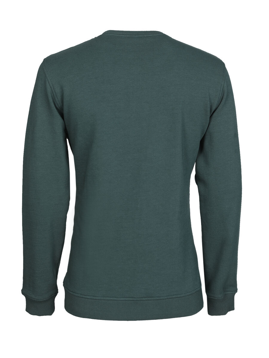 Green Printed Sweatshirt - 5