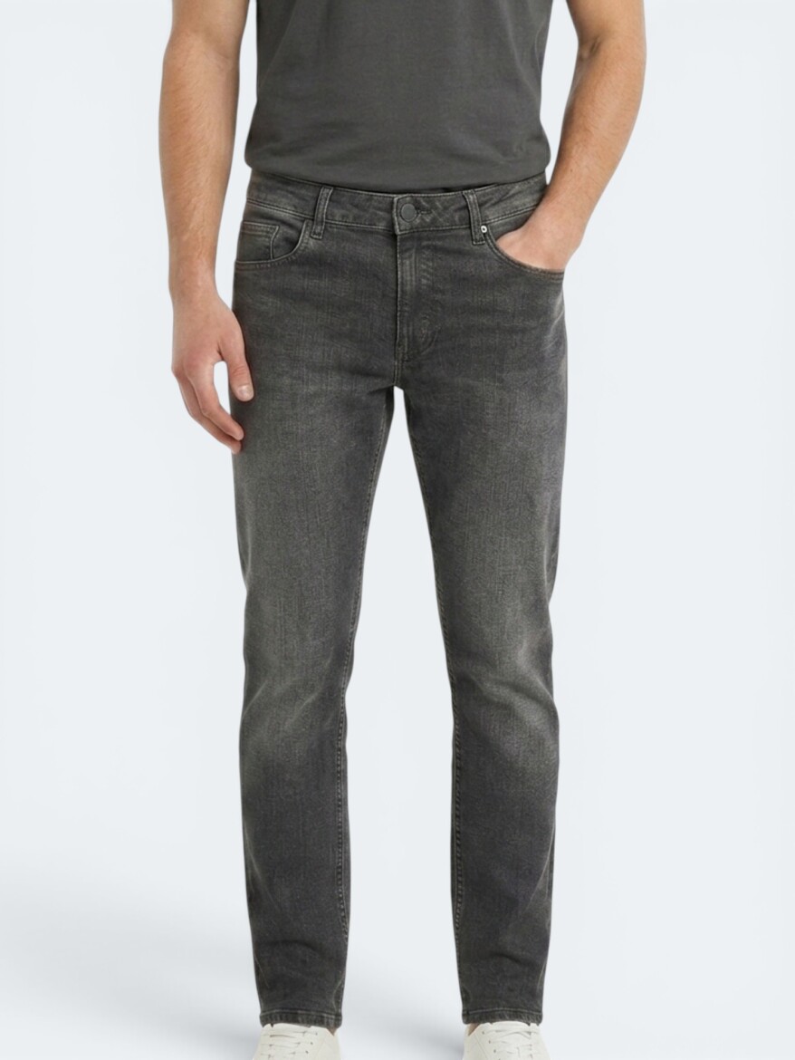 Green Regular Fit Denim 100% Cotton Trousers - 3