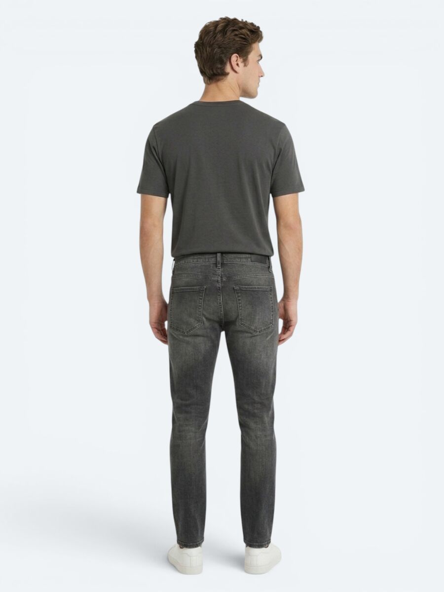 Green Regular Fit Denim 100% Cotton Trousers - 5