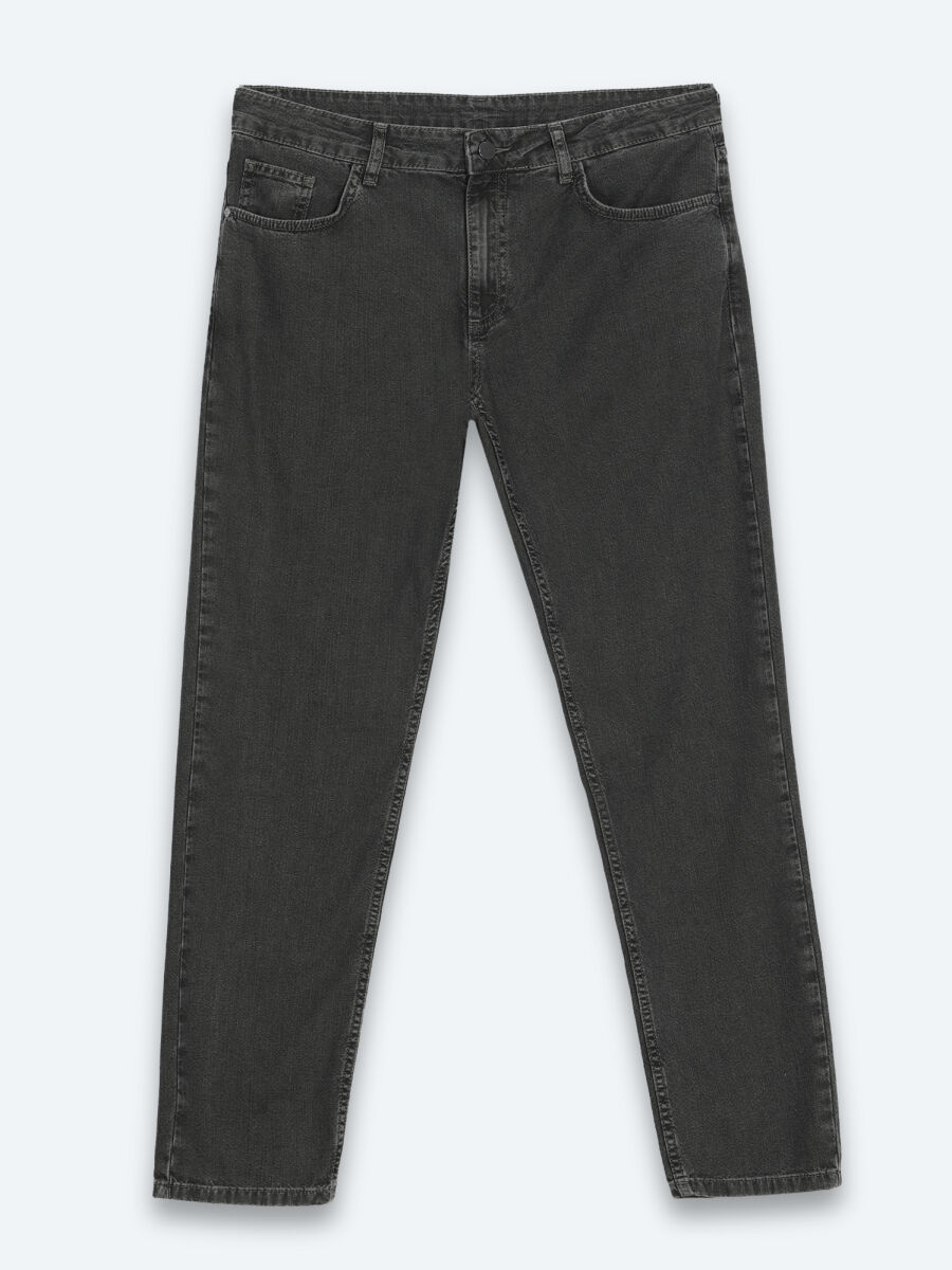 Green Regular Fit Denim 100% Cotton Trousers - 6