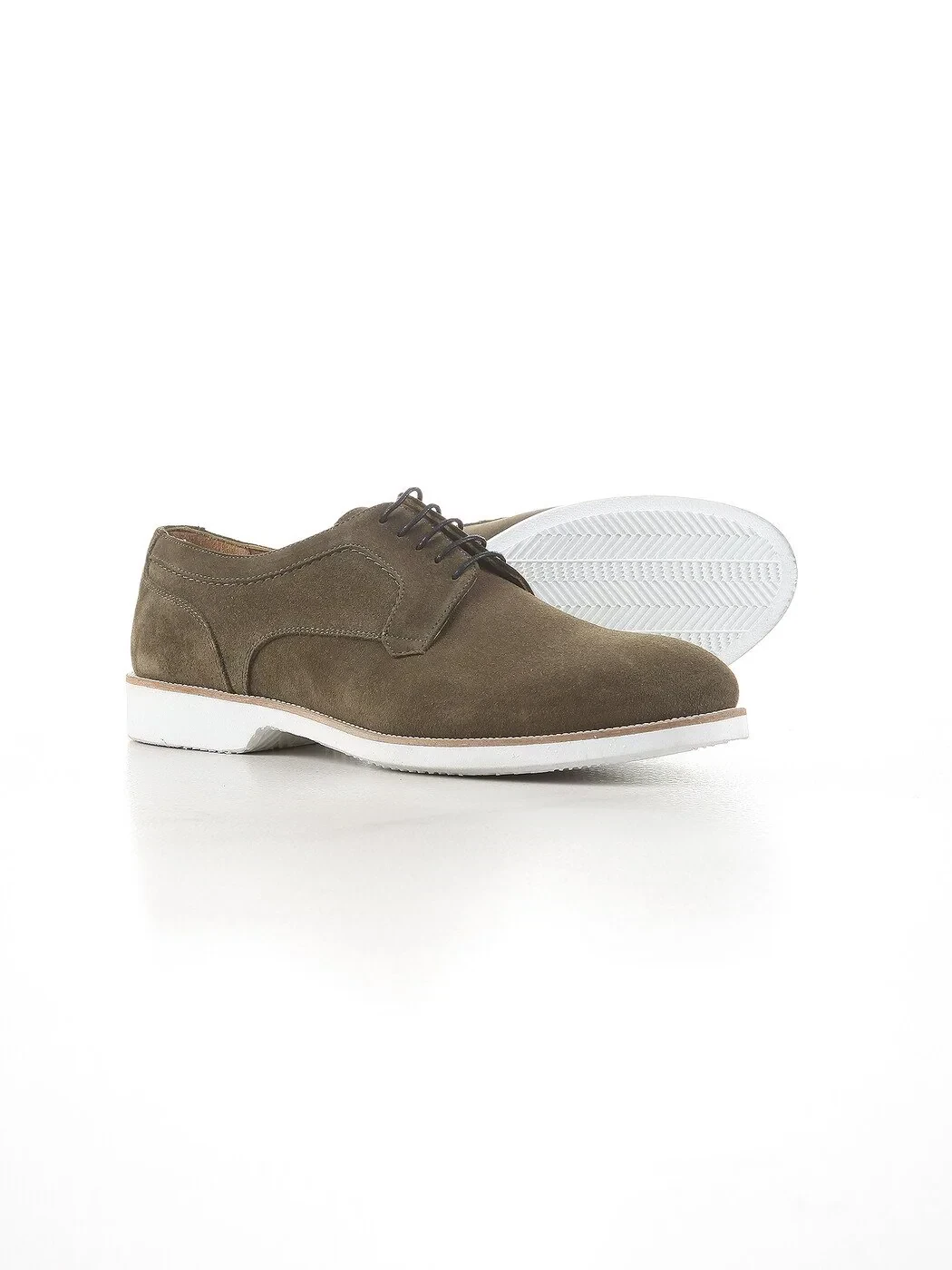 Green Suede Casual Shoes - 4