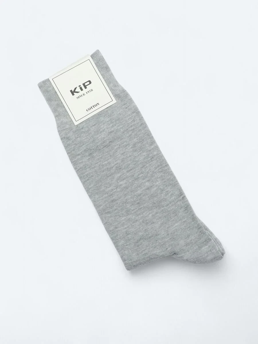 Grey %75 Pamuk ,%23 Polyamid ,%2 Elastan Socks - 1