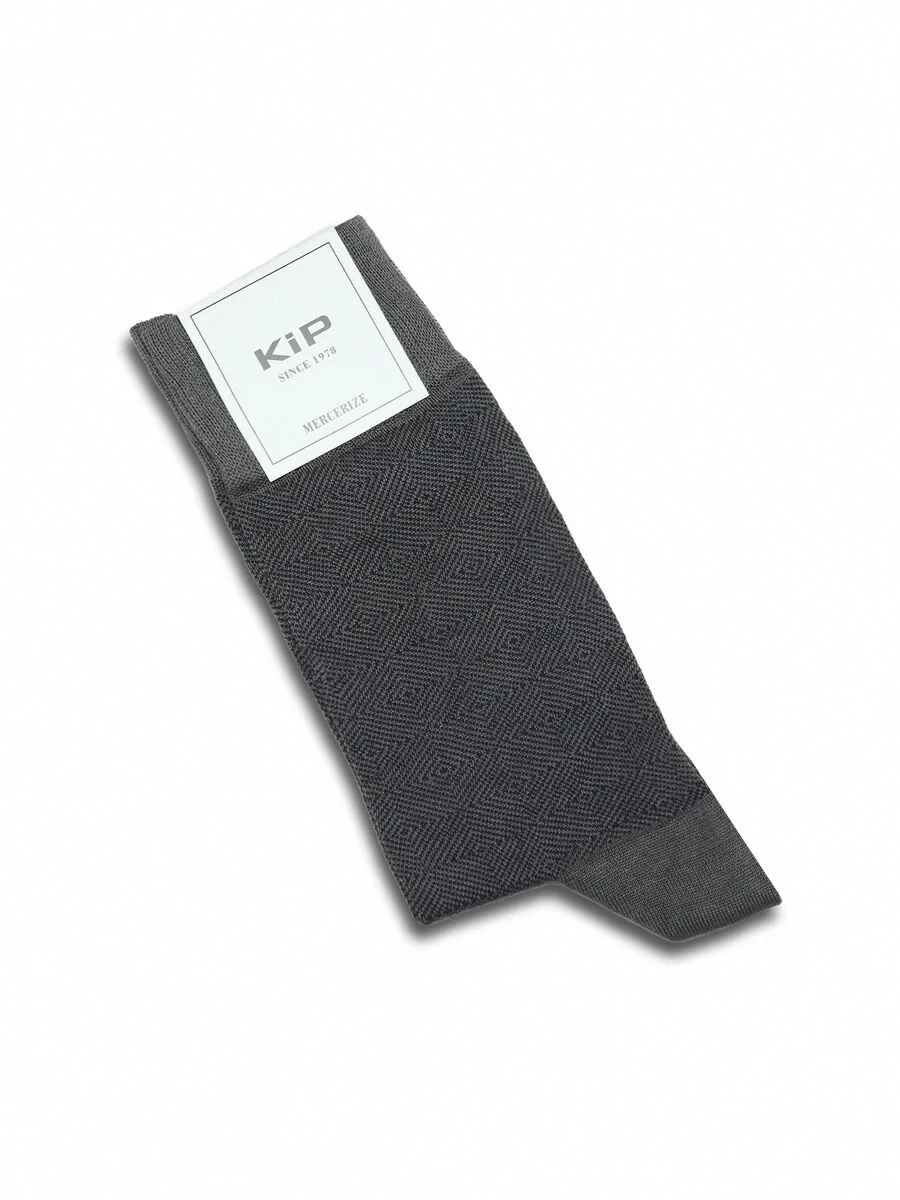Grey %80 Pamuk ,%20 Polyamid Socks - 1