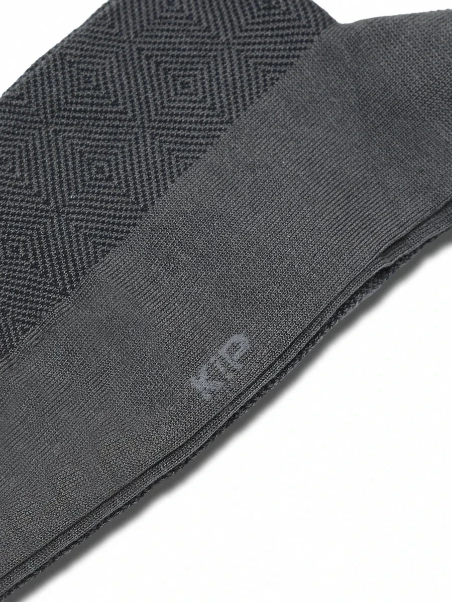 Grey %80 Pamuk ,%20 Polyamid Socks - 2