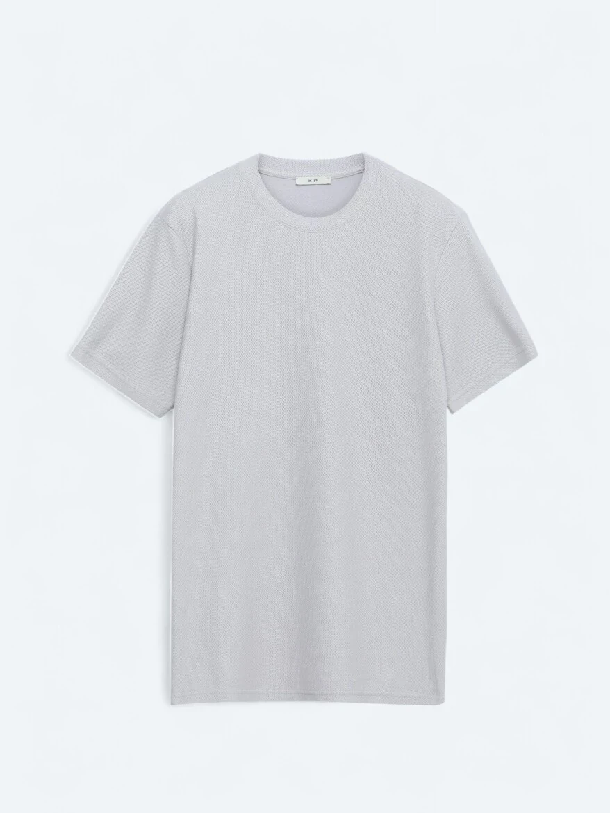Grey Crew Neck 100% Cotton T-Shirt 