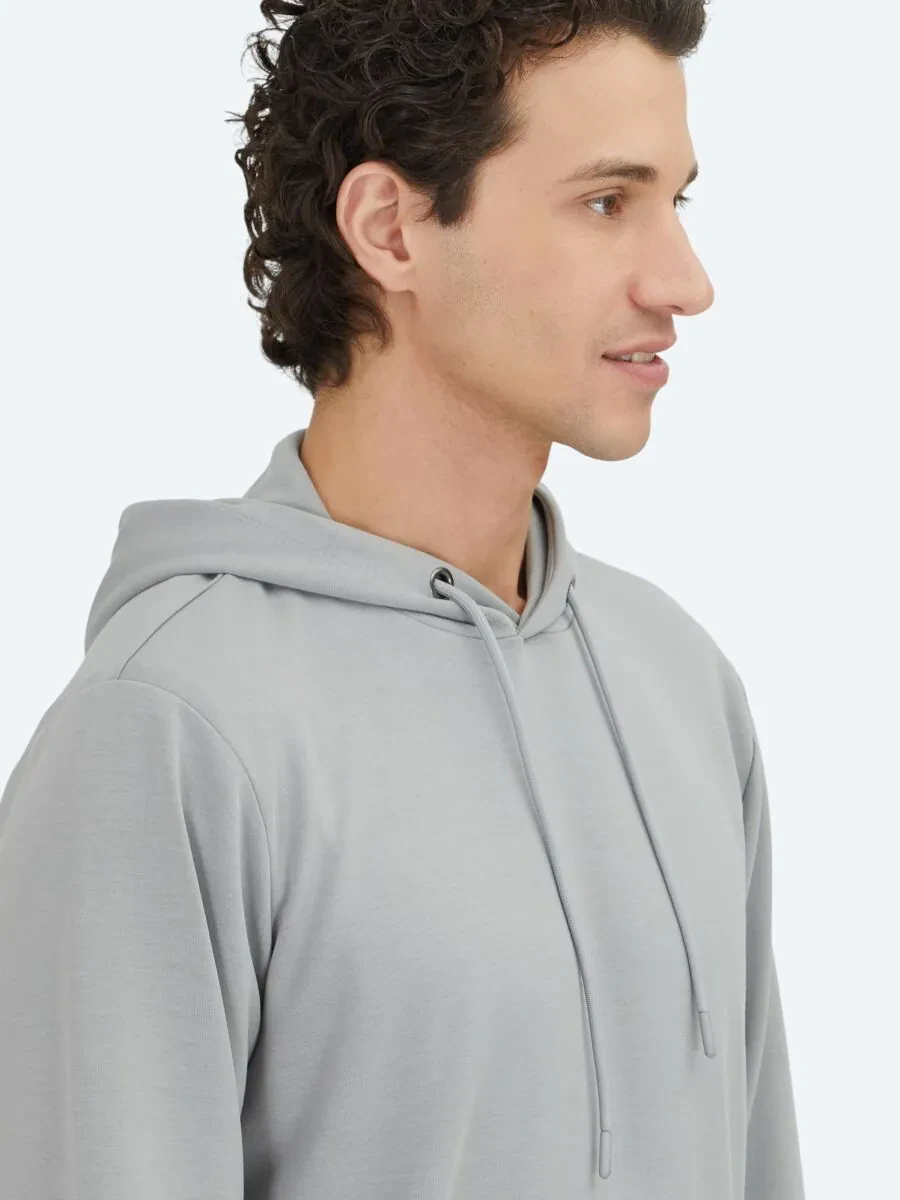 Grey Hooded Sweatshirt - 3