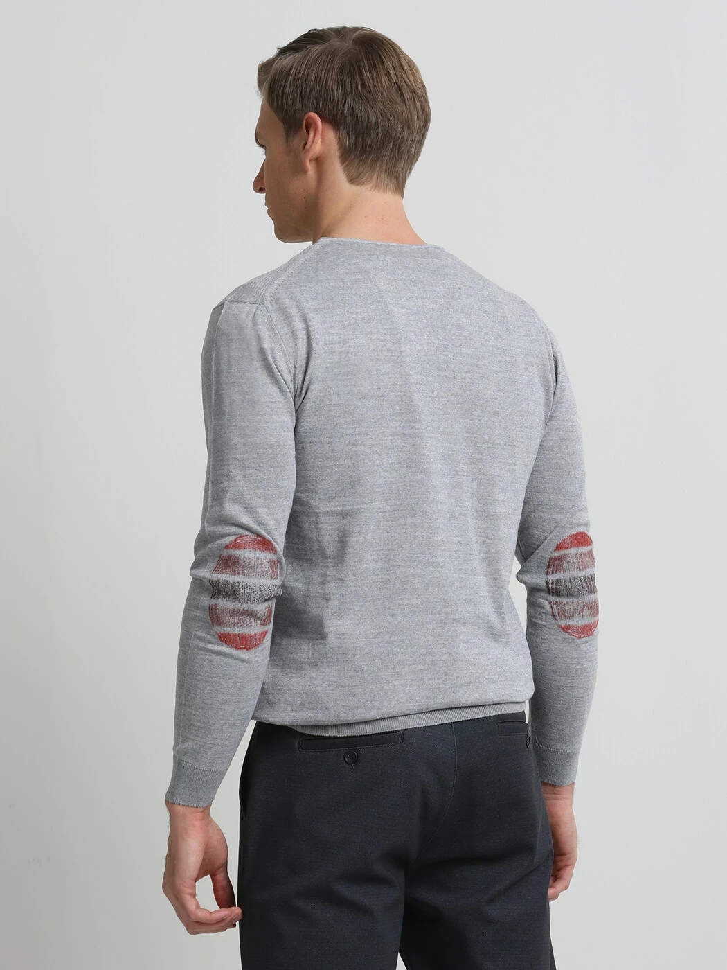 Grey Knitwear Sweatshirt - 4