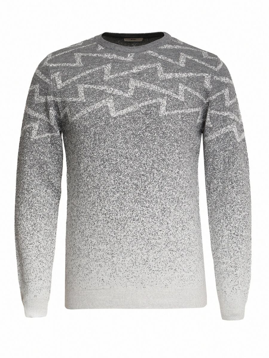 Grey Knitwear Sweatshirt - 6