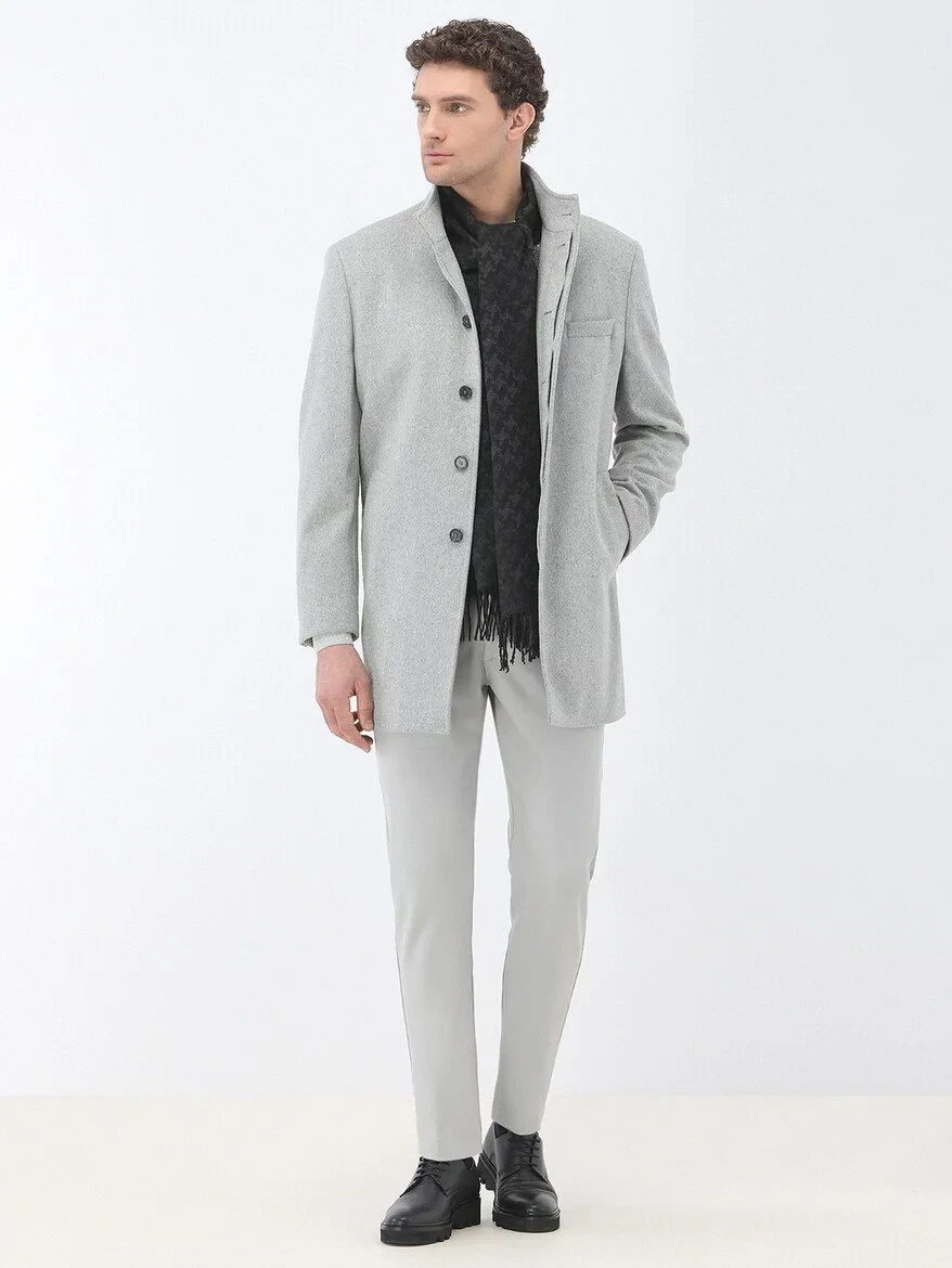 Grey Knitwear Sweatshirt - 3