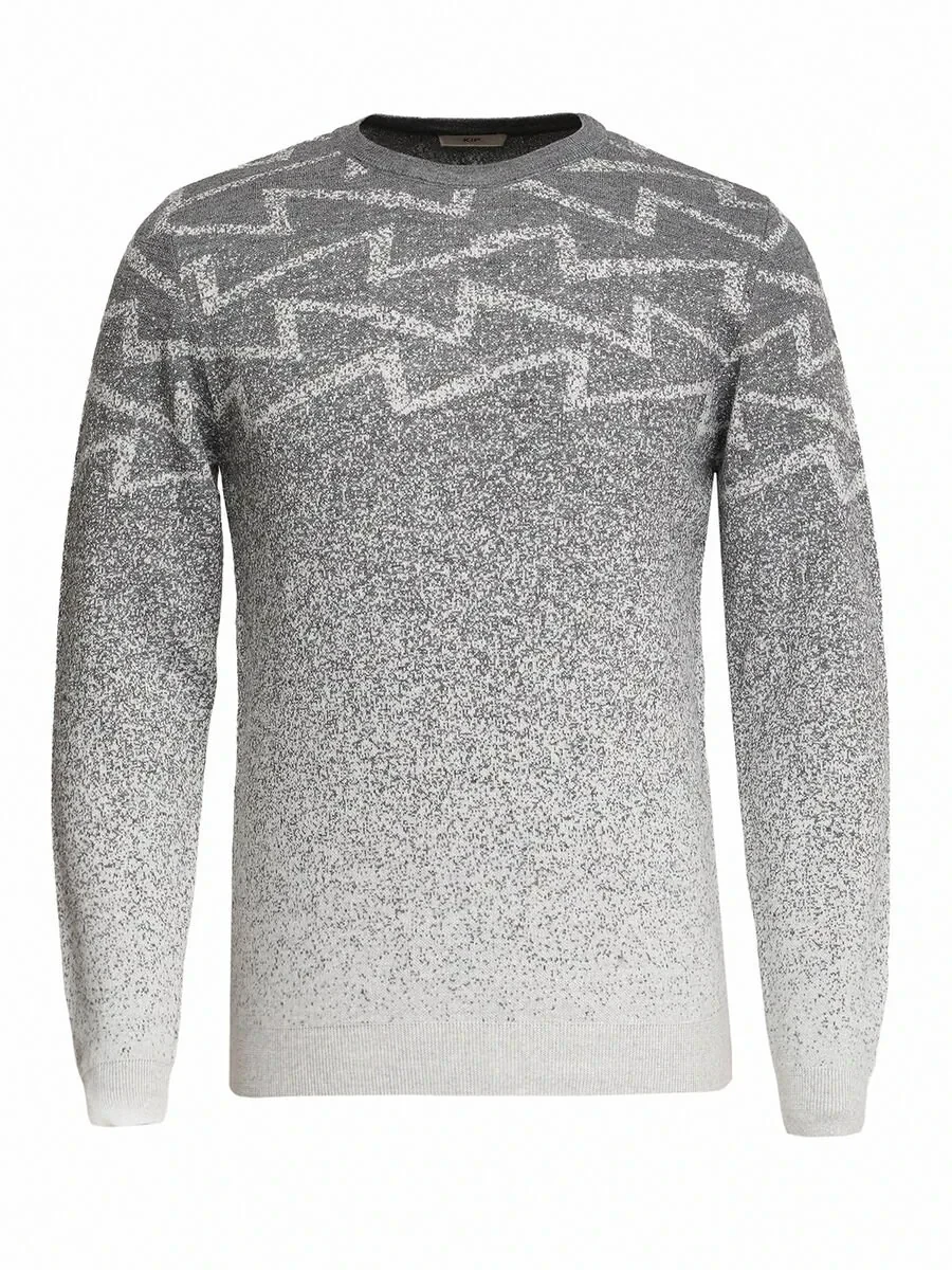 Grey Knitwear Sweatshirt - 6