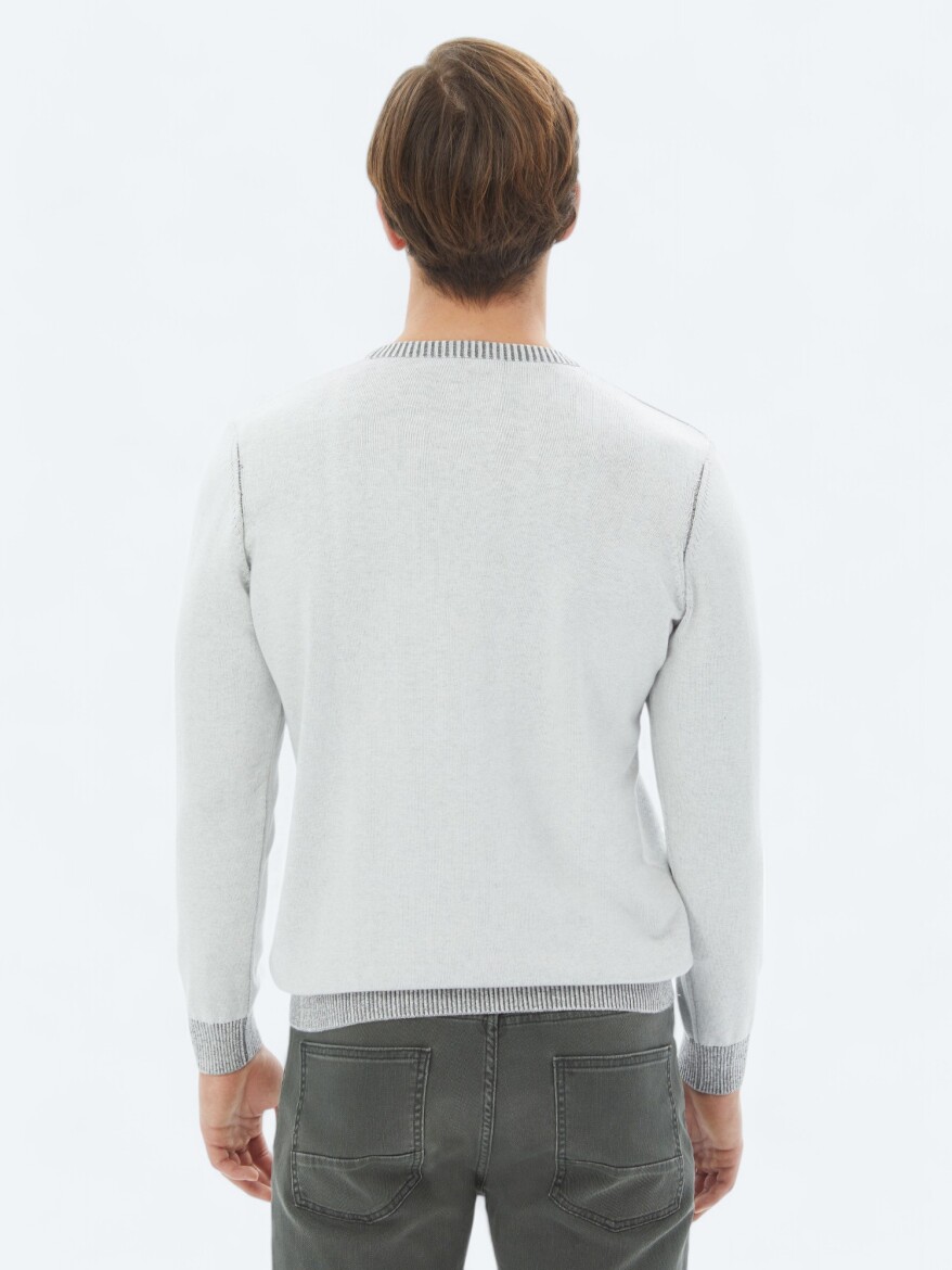 Grey Knitwear Sweatshirt - 8