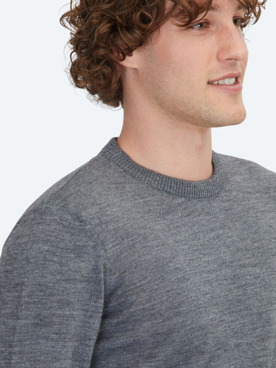 Grey Knitwear Sweatshirt - 4