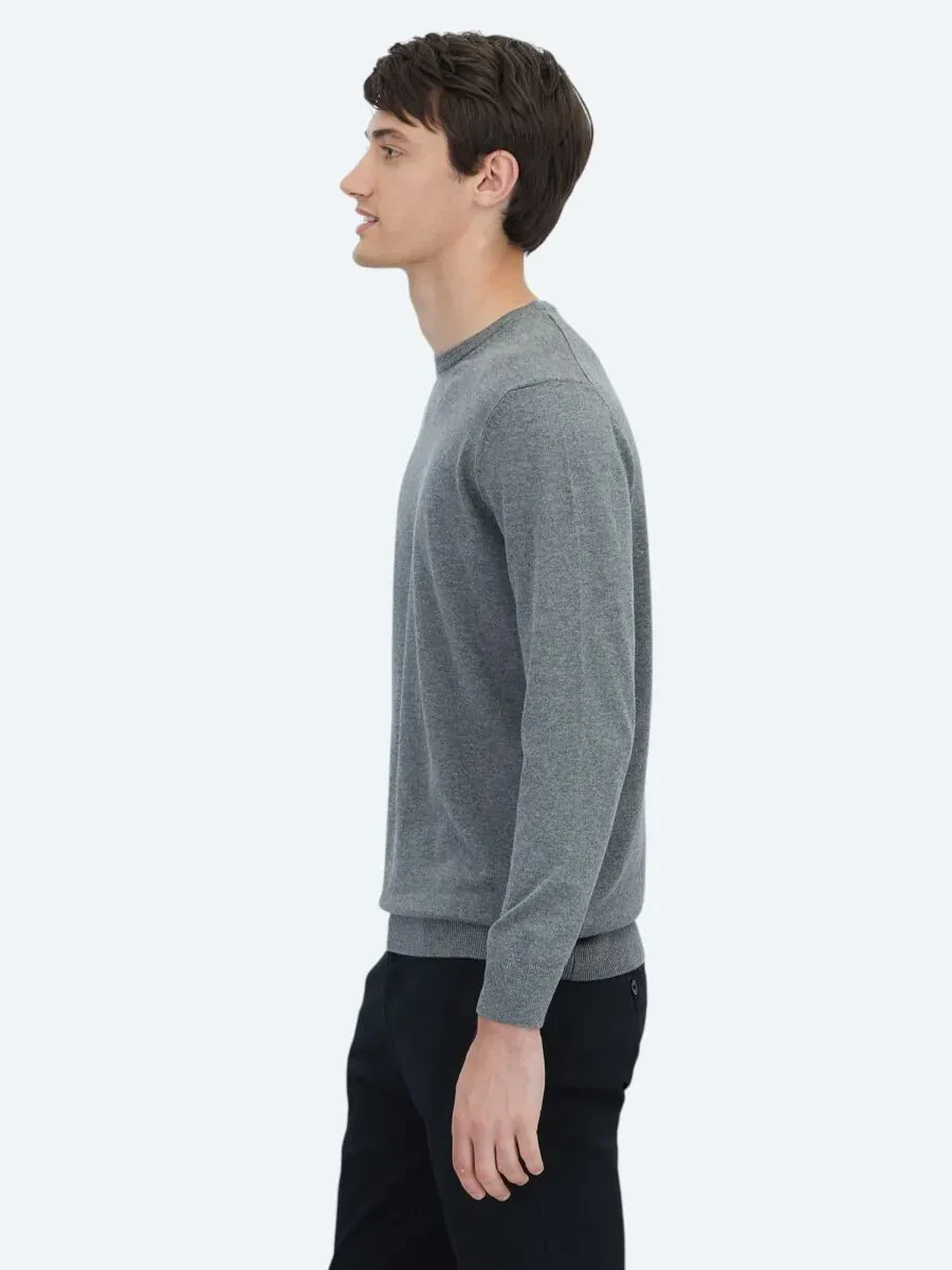 Grey Knitwear Sweatshirt - 3