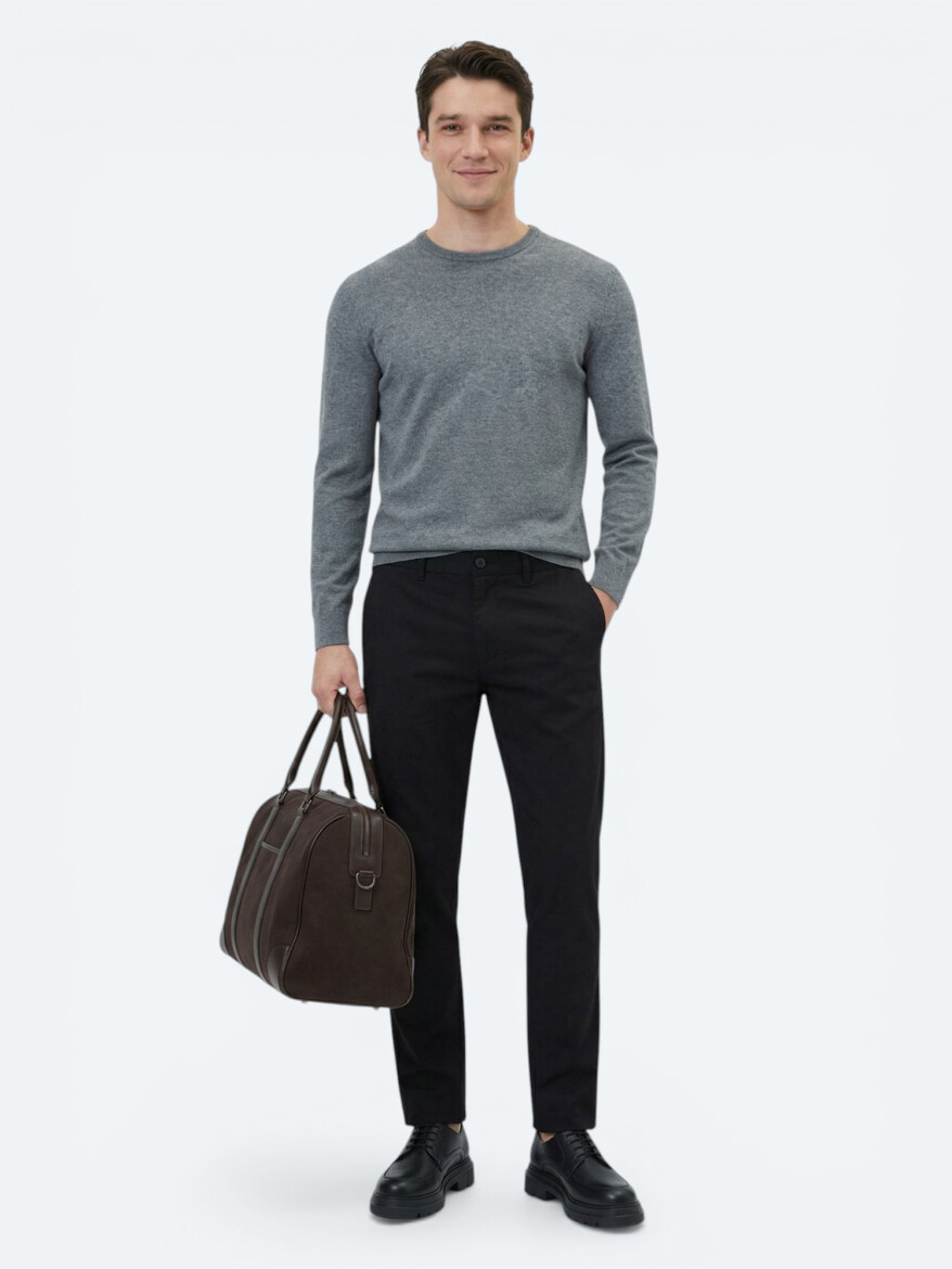 Grey Knitwear Sweatshirt - KİP