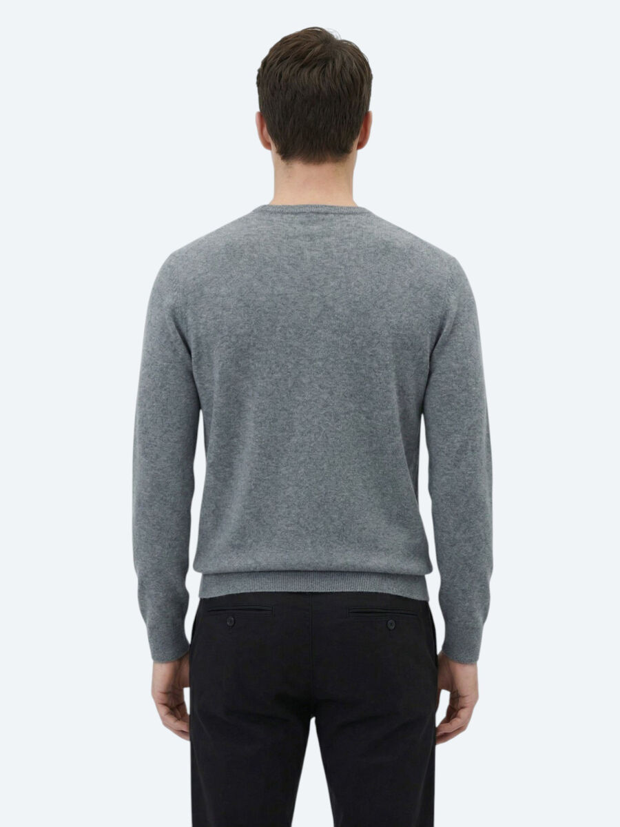 Grey Knitwear Sweatshirt - 5