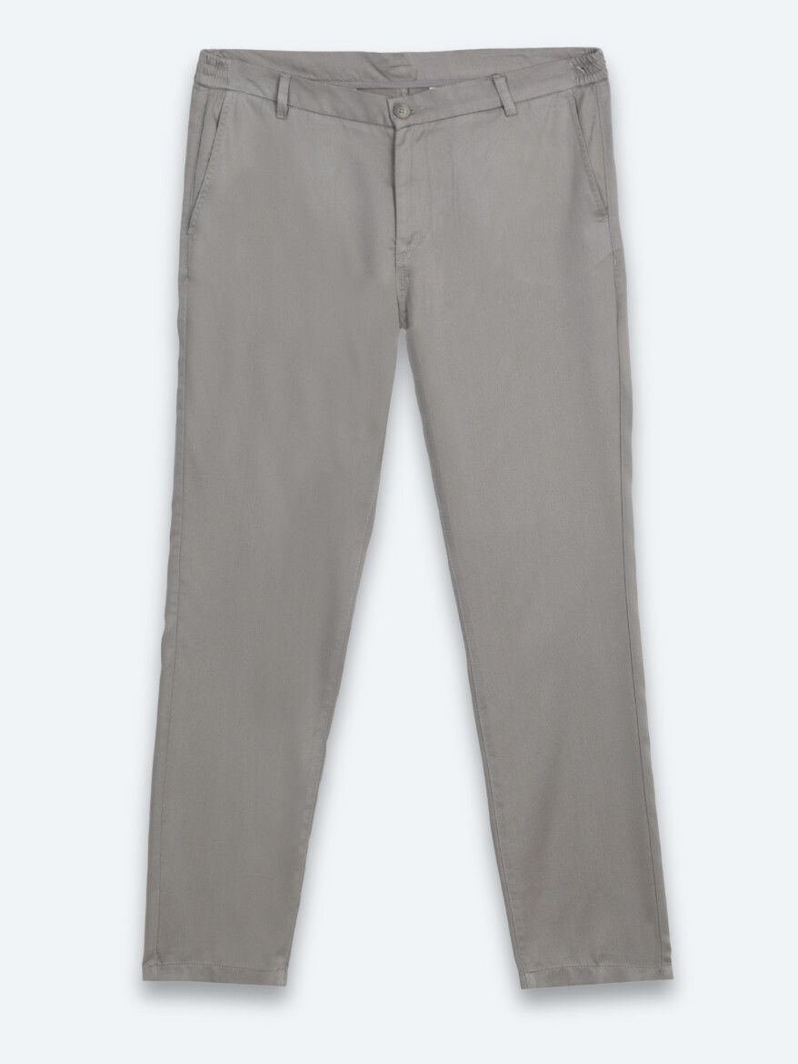 Grey Material Jogging Fit Casual Trousers - 6
