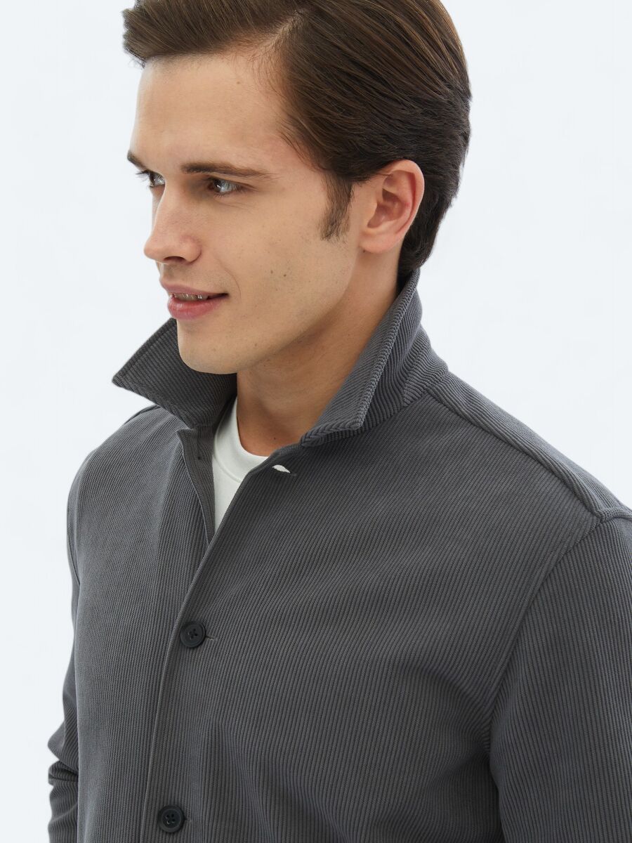 Grey Overshirt - 6