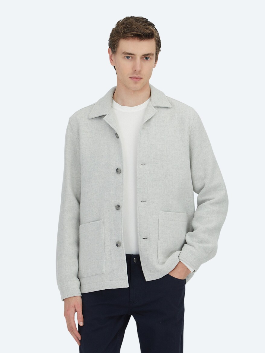 Grey Overshirt - KİP