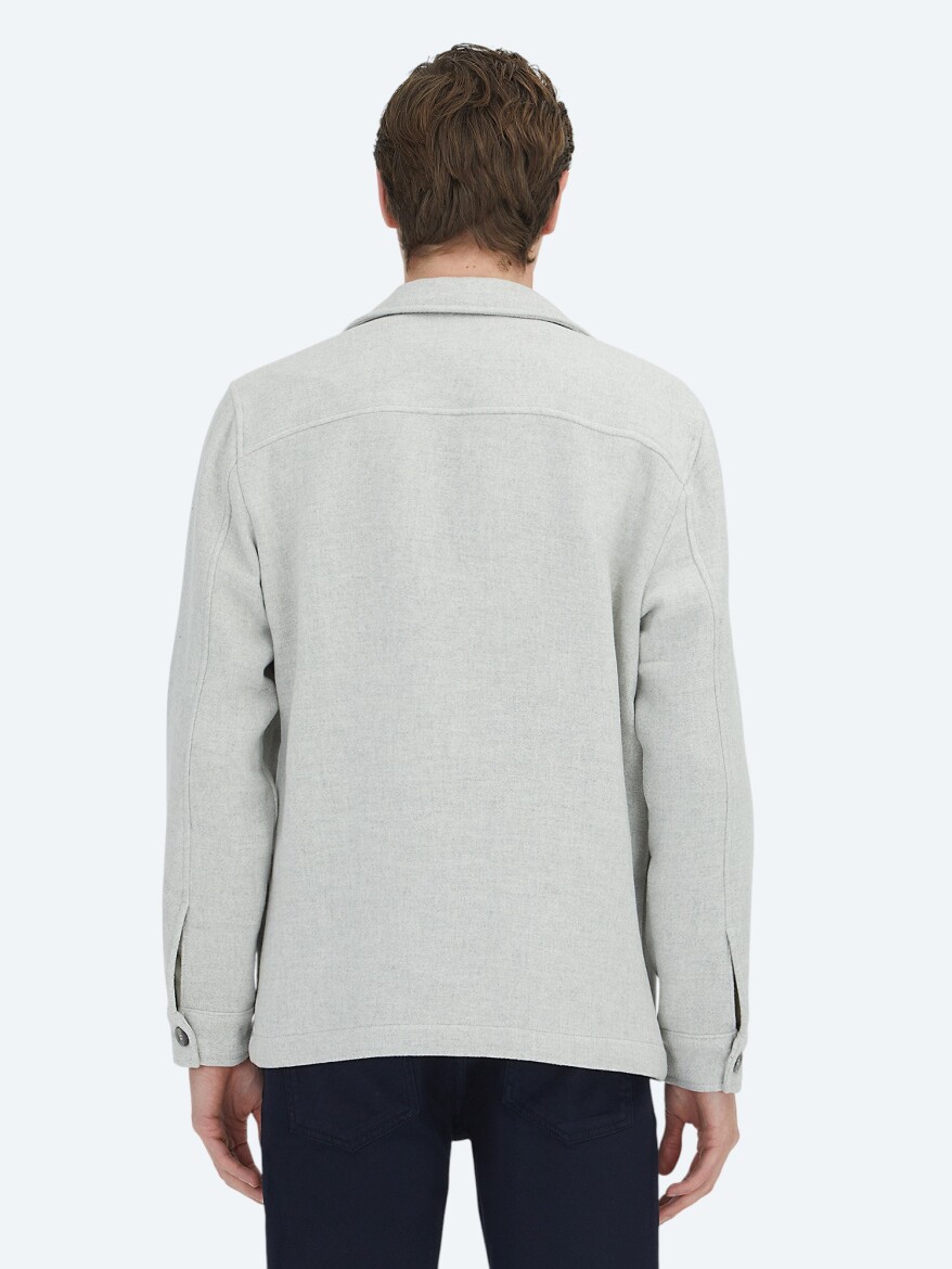 Grey Overshirt - 7