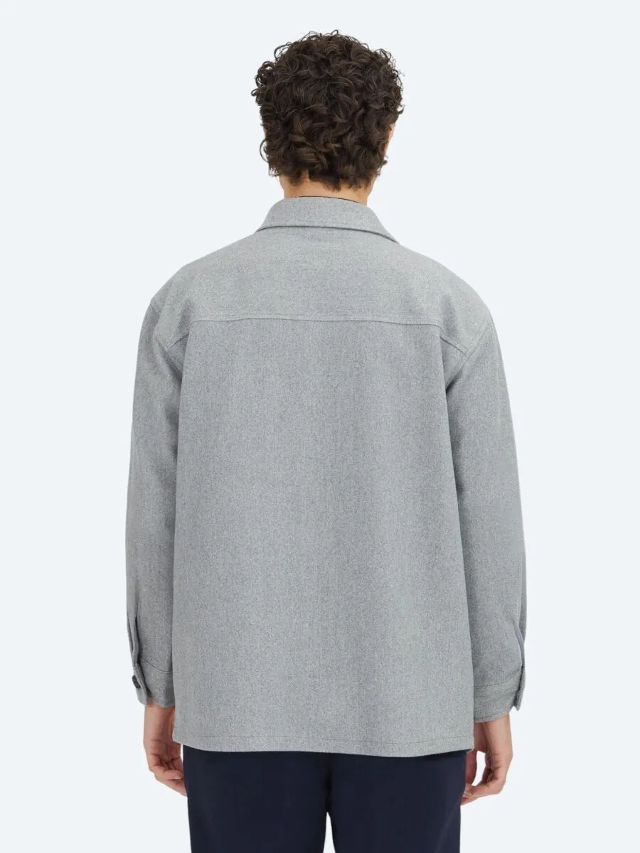 Grey Overshirt - 5