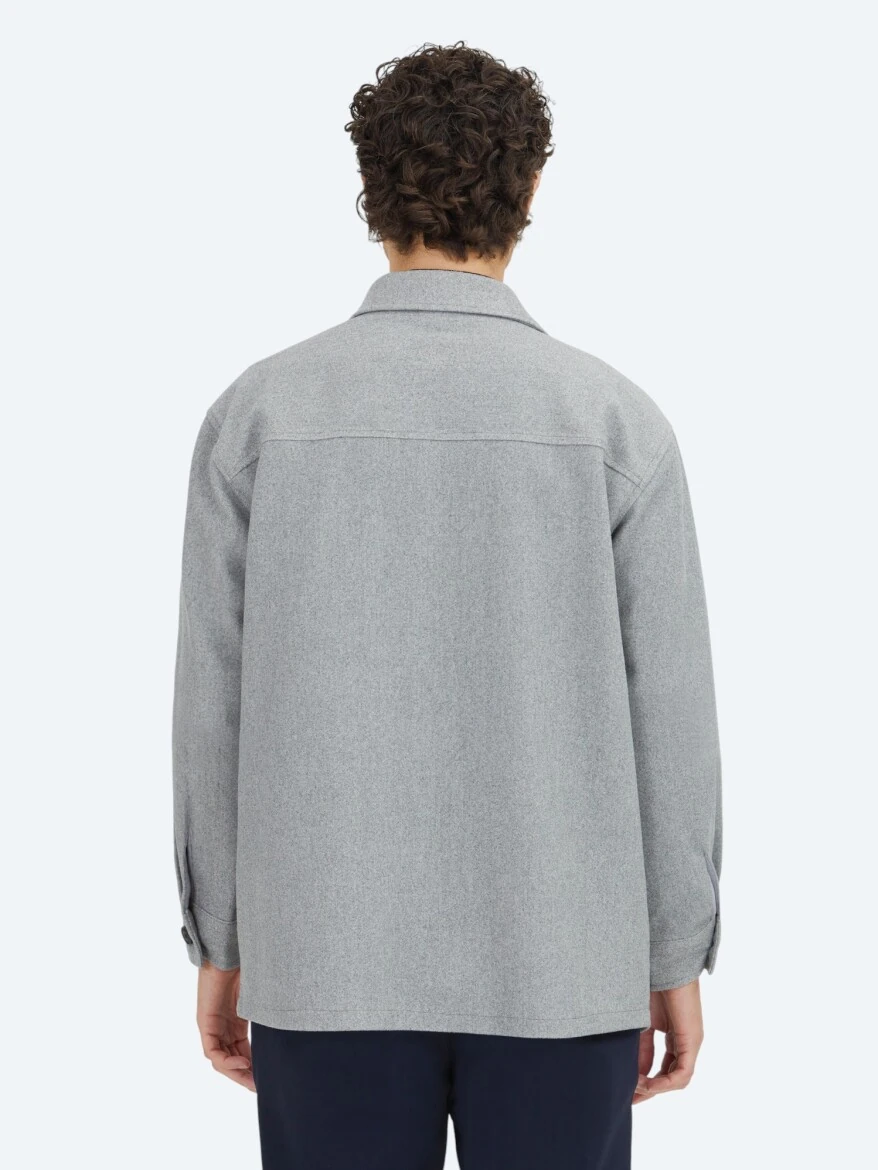 Grey Overshirt - 5