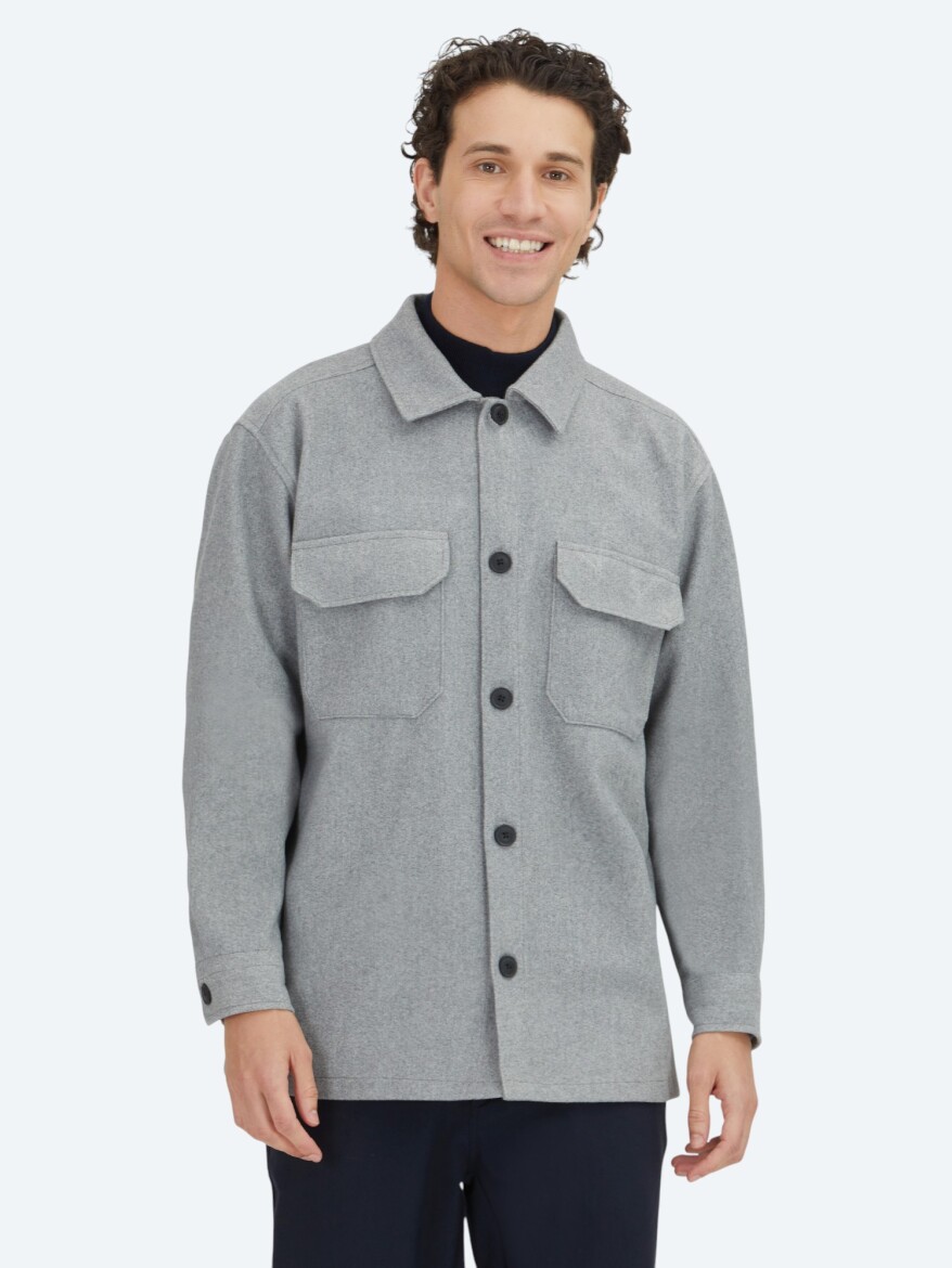 Grey Overshirt - KİP
