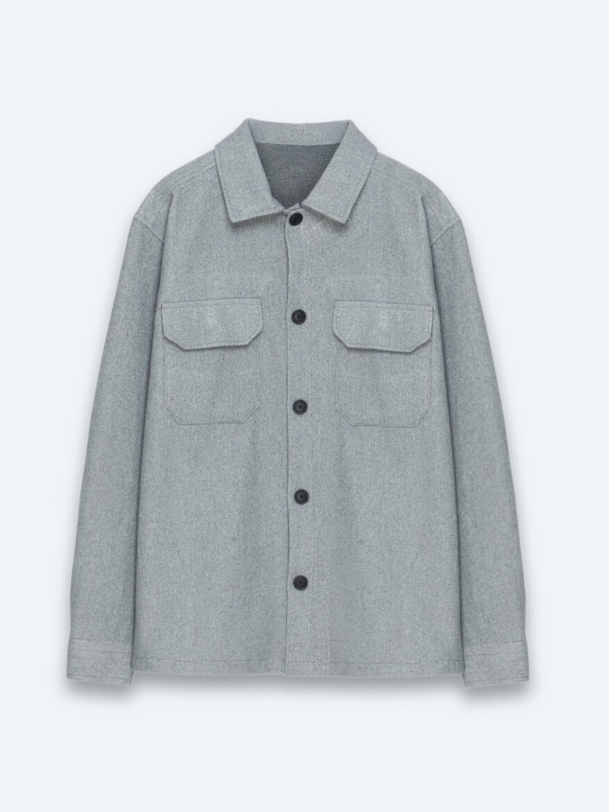 Grey Overshirt - 6