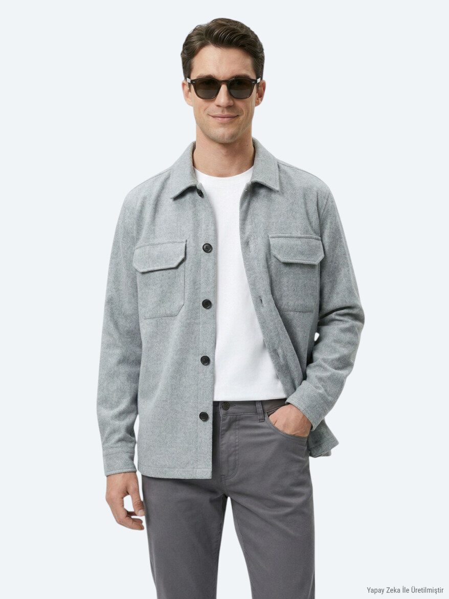 Grey Overshirt - KİP