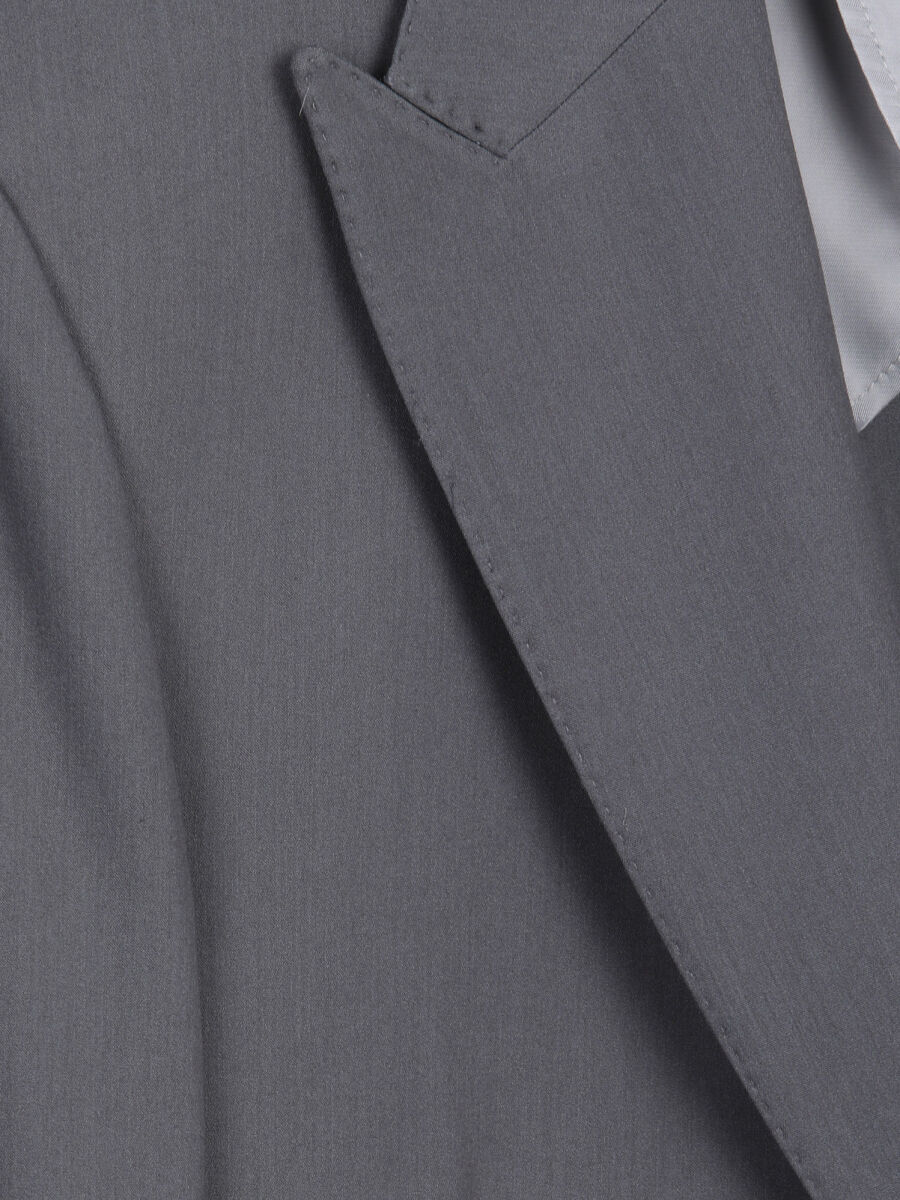 Grey Plain Modern Fit Suit - 10