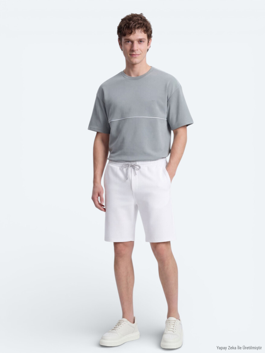 Grey Plain T-Shirt - 2
