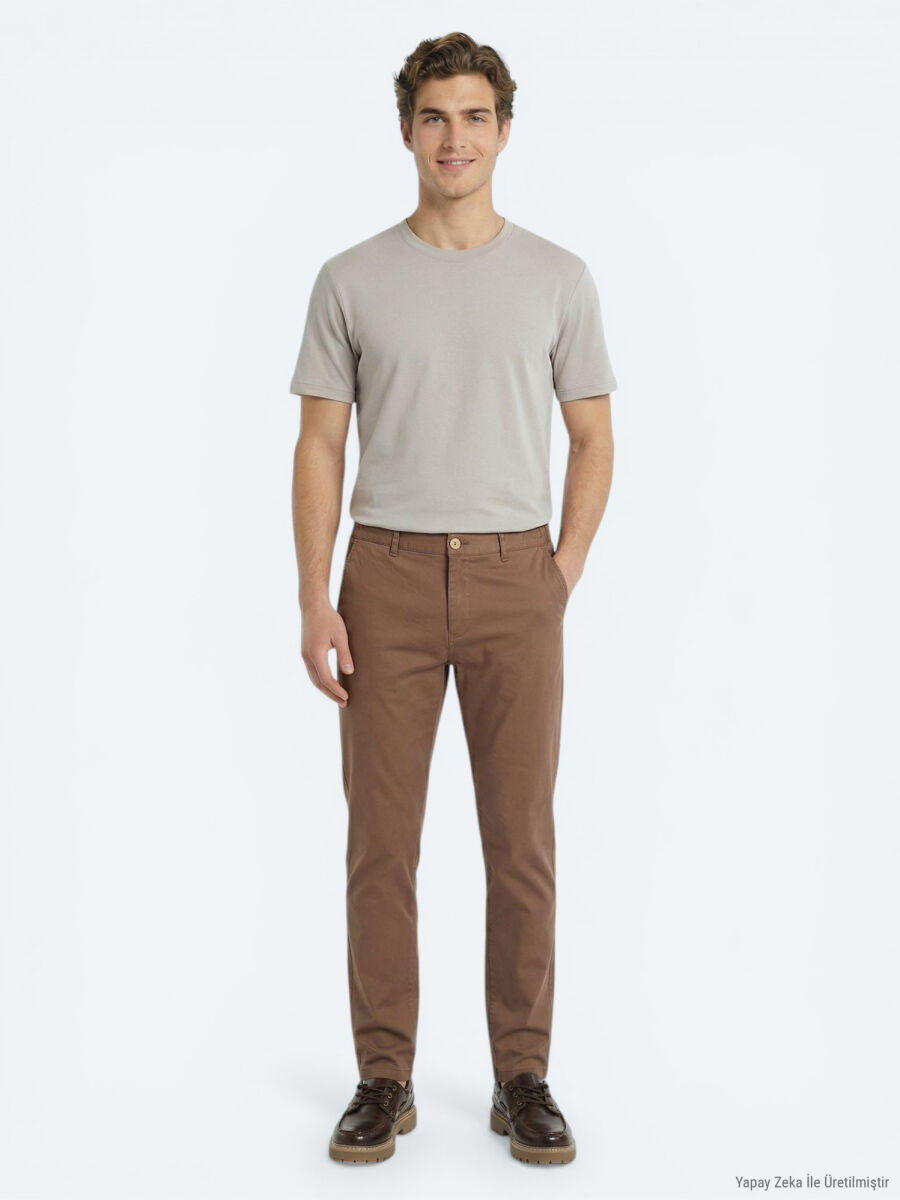 Grey Plain T-Shirt - 1