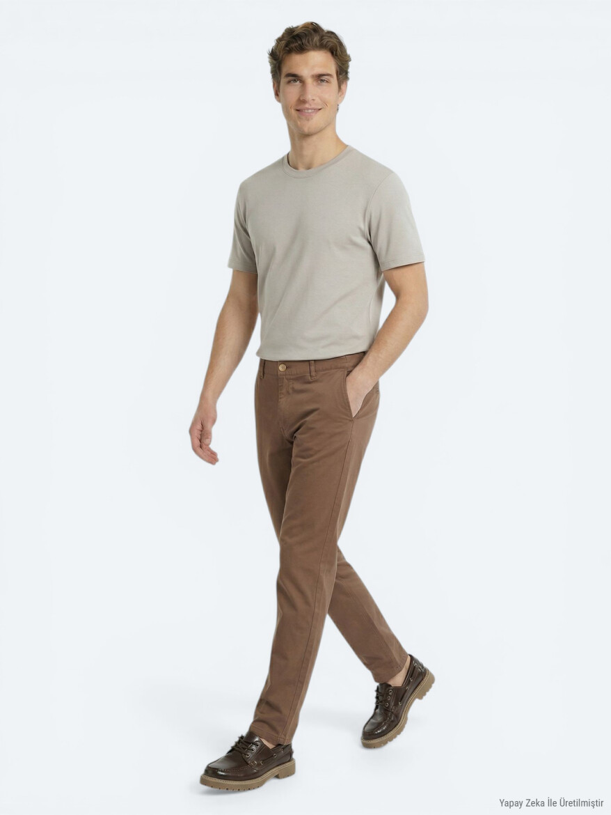 Grey Plain T-Shirt - KİP