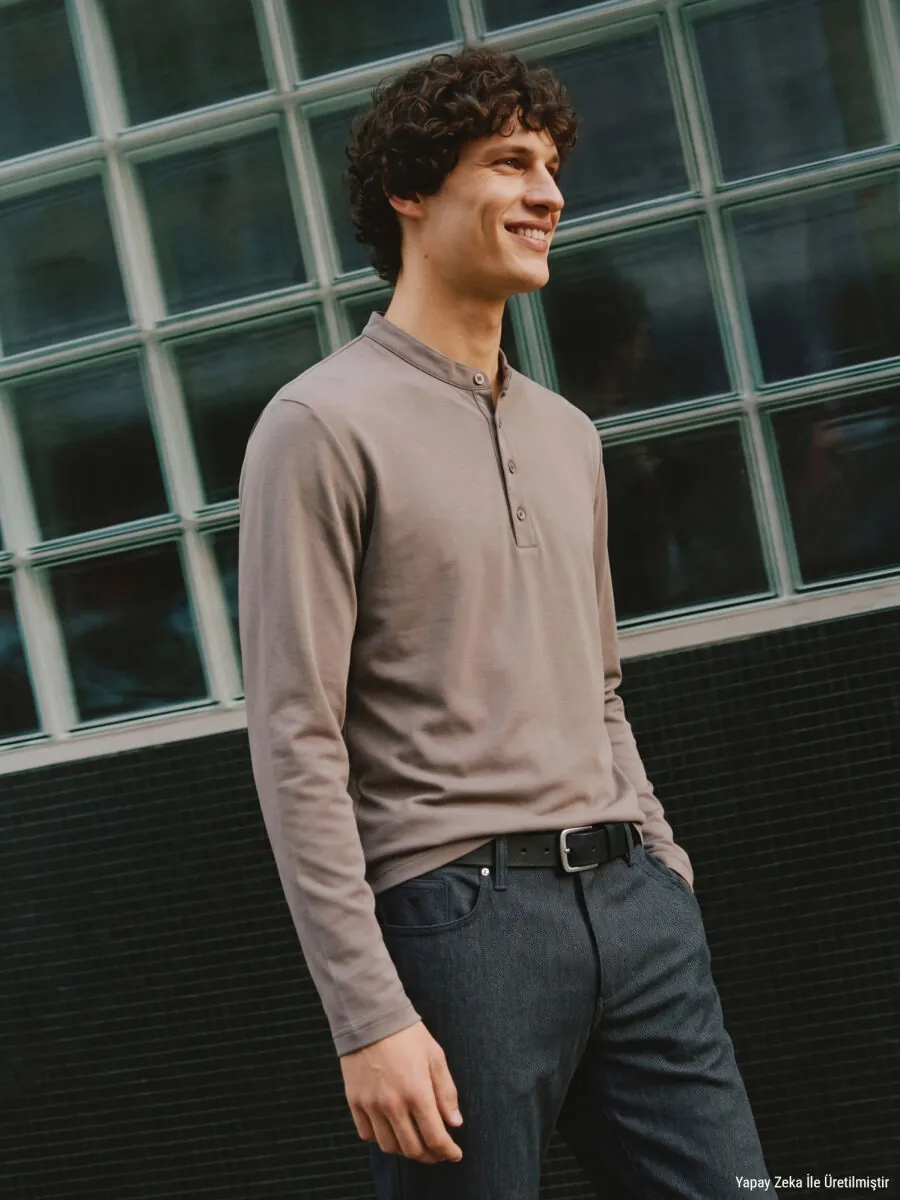 Grey Plain T-Shirt - 2