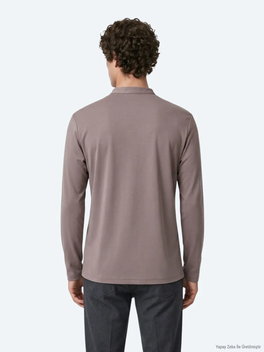 Grey Plain T-Shirt - 6