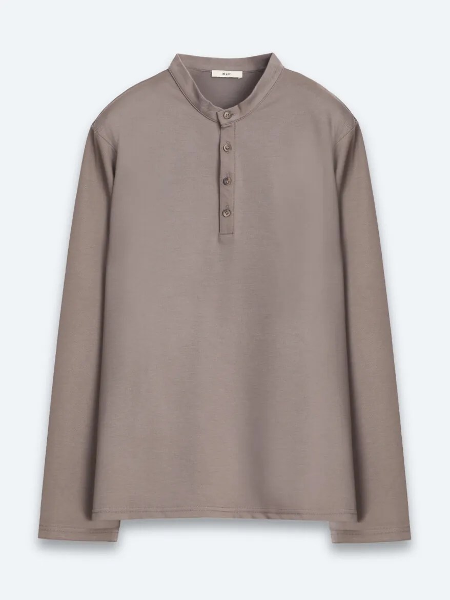 Grey Plain T-Shirt - 7
