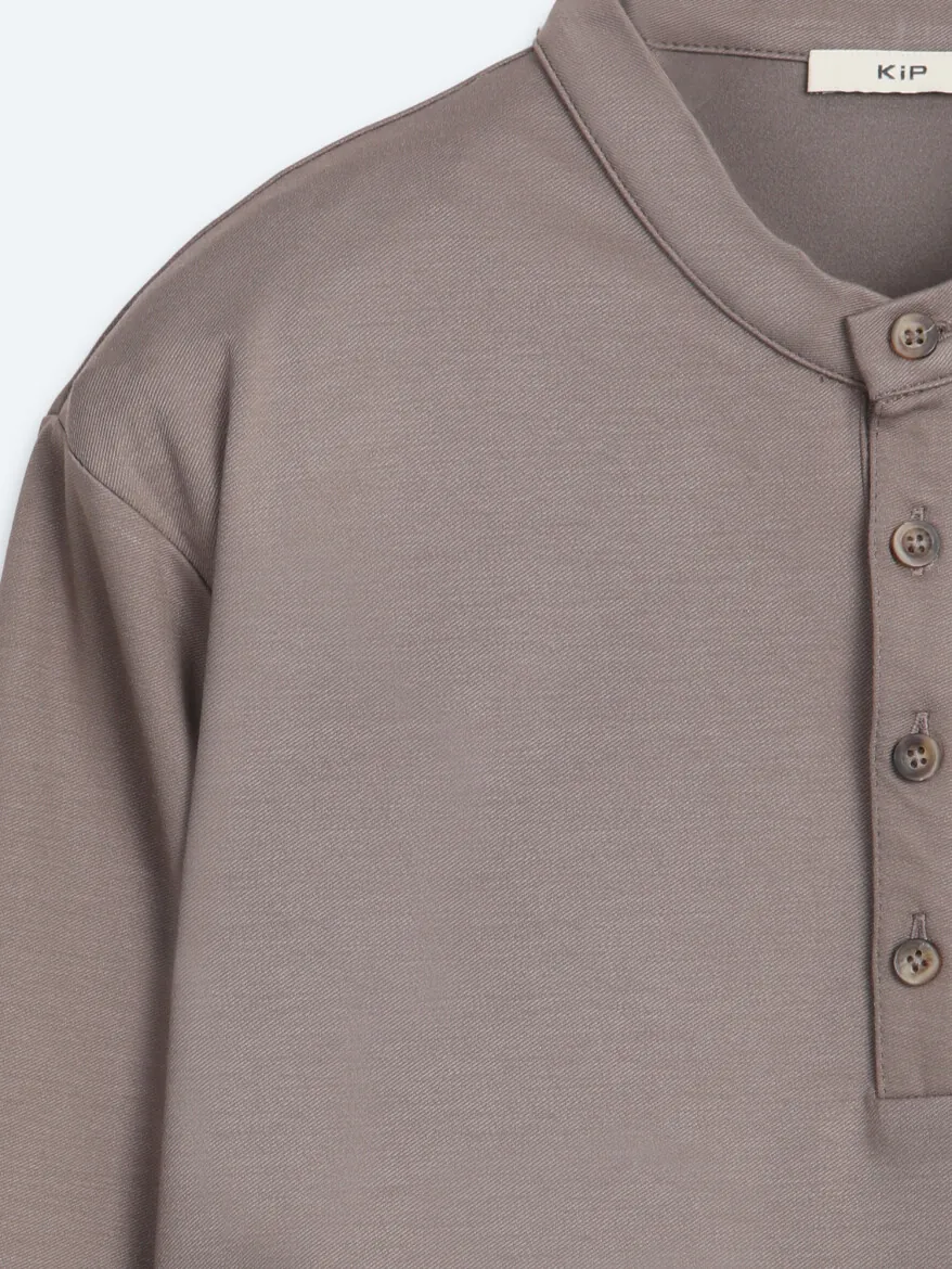 Grey Plain T-Shirt - 8