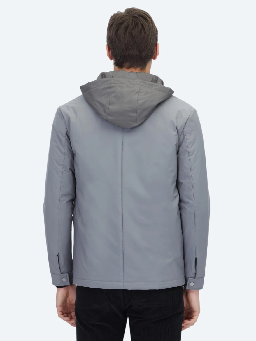 Grey Regular Fit Blazer - 5