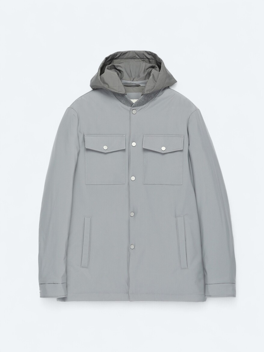 Grey Regular Fit Lightweight Jacket - 6