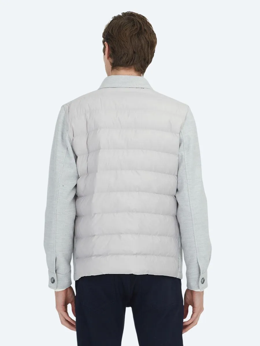 Grey Regular Fit Wool Blended Blazer - 7