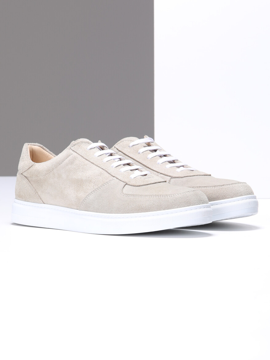 Grey Suede Sneaker - 2