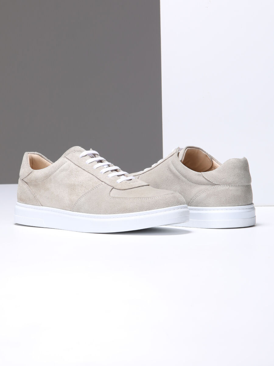 Grey Suede Sneaker - 3