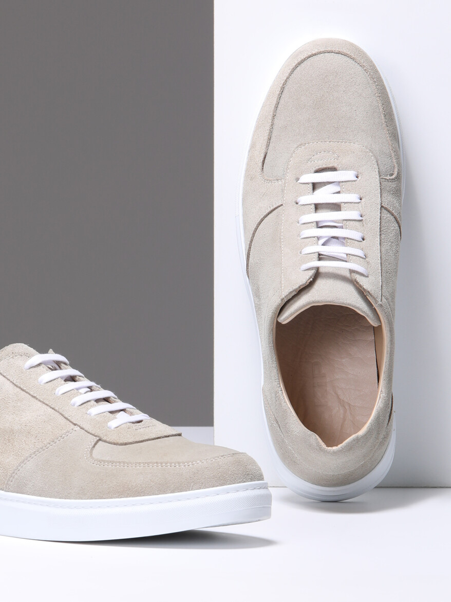 Grey Suede Sneaker - 4