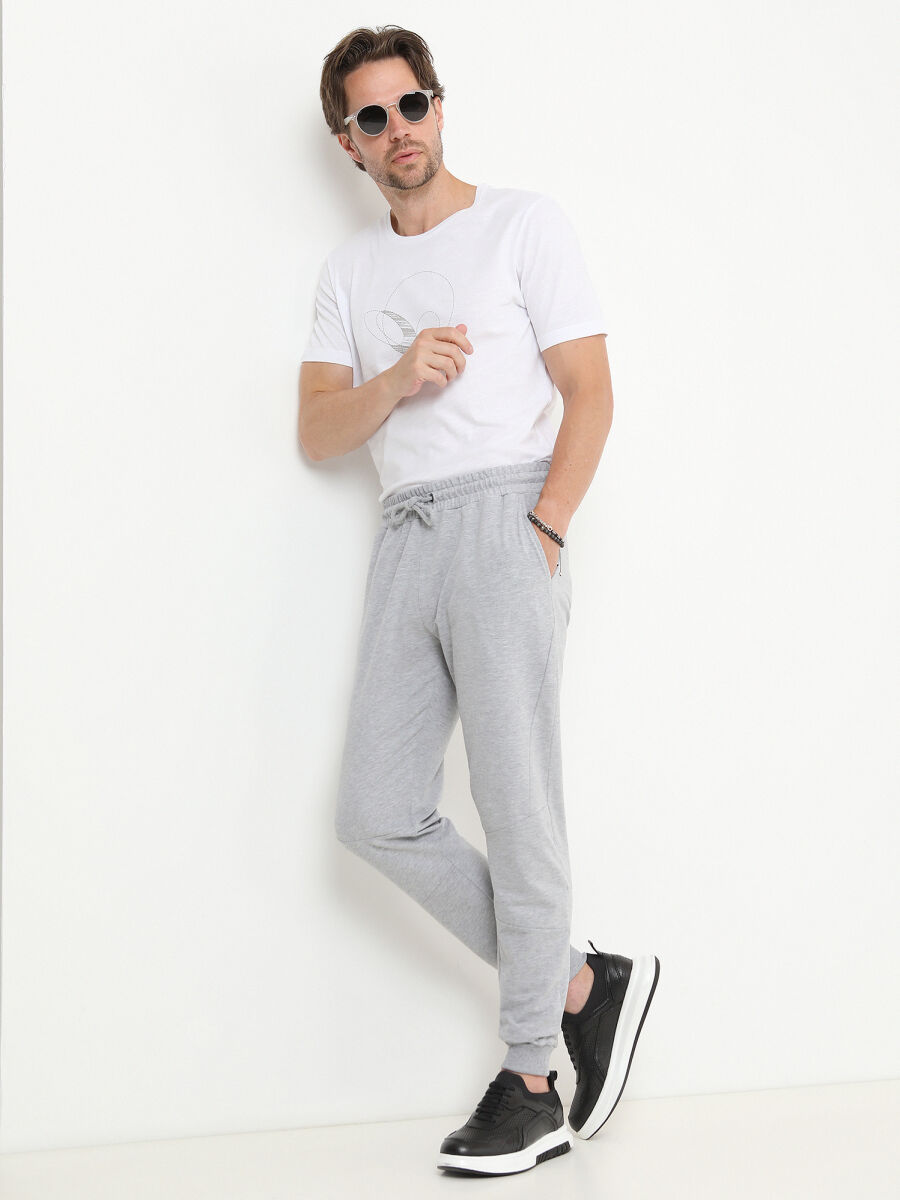 Grey Sweat Pants - 1