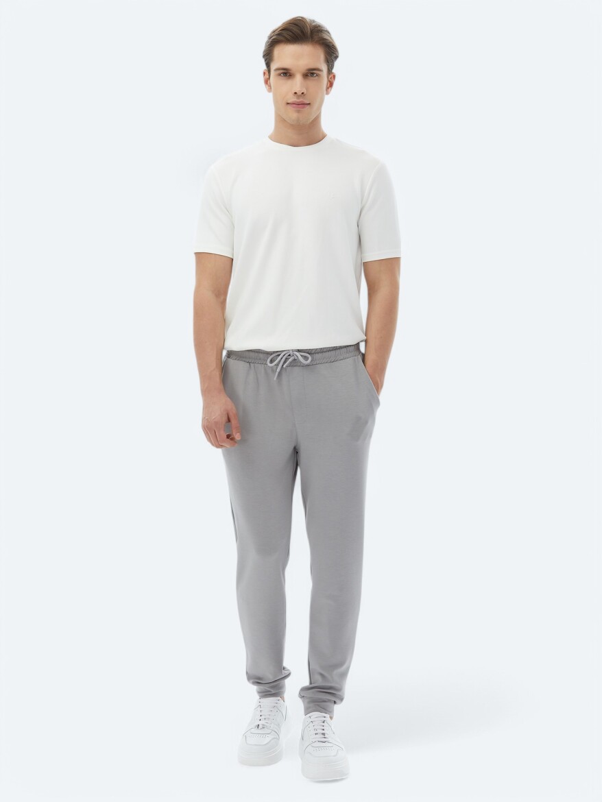 Grey Sweat Pants - 1
